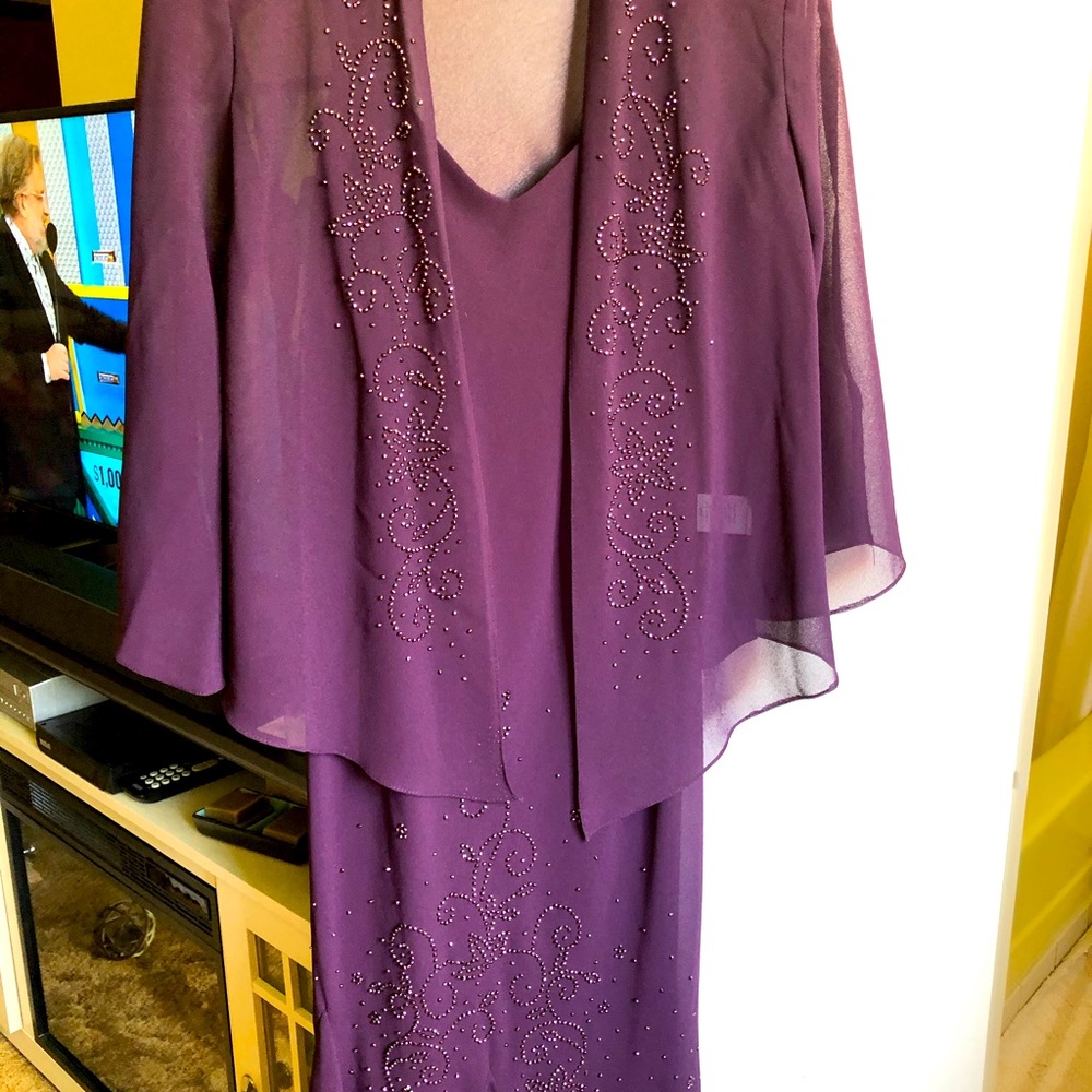 2 piece gown